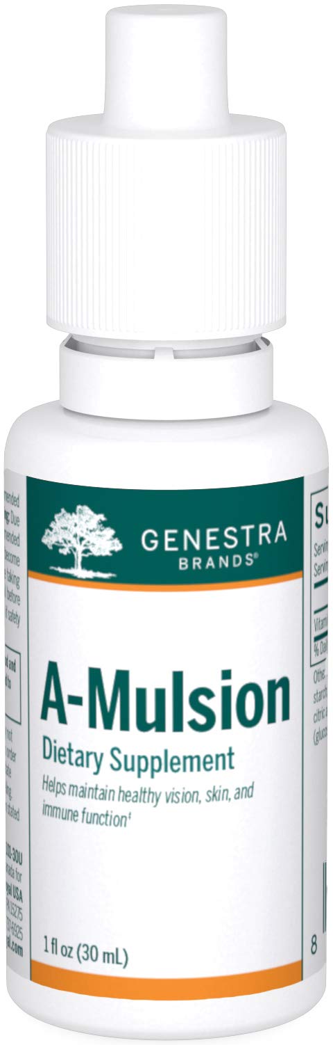 Genestra Brands A-Mulsion | Vitamin A Liquid to Support Immune System, Skin, Vision, Bones, and Teeth* | 1 Fl Oz | Citrus Flavor - BeesActive Australia