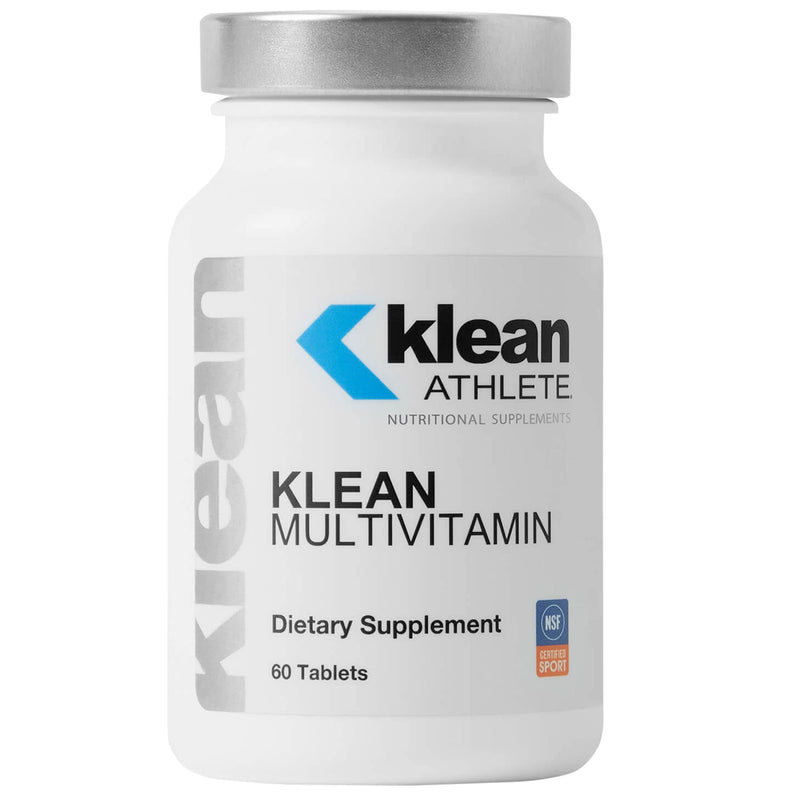 Klean Athlete Klean Multivitamin, 60 Tablets | Essential Nutrients and Antioxidants for Optimal Health and Performance*, NSF Certified for Sport Standard Packaging