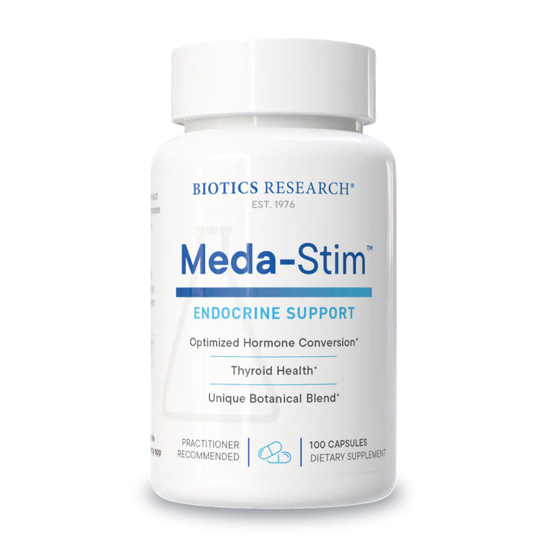 Biotics Research Meda Stim Support Endocrine Function, Nutritional Support for the Thyroid Gland, Healthy T3, T4, Thyroxine Levels, Metabolic Health, Contains Iodine, Selenium, Magnesium, 100 Capsules - BeesActive Australia
