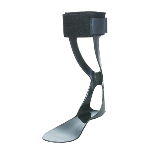 AliMed FREEDOM Swedish AFO, Black, Men's Right, Ankle Foot Orthosis for Dorsiflexion Assistance and Lateral Stability