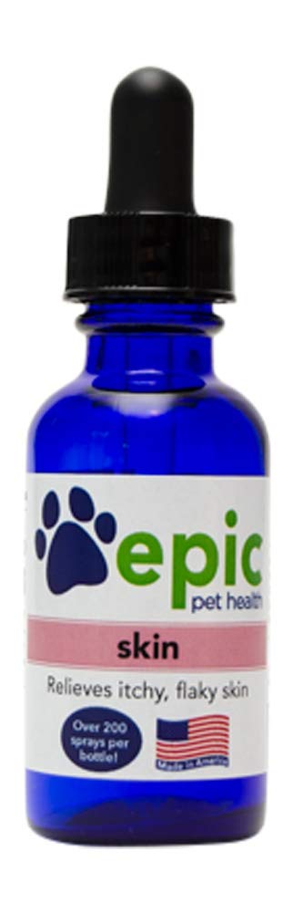 Skin - Natural, Electrolyte, Odorless Pet Supplement That Relieves Itchy, Flaky Skin Unscented Safe for All Animals Apply to Body, Food & Water Made in The USA (Dropper 1 Oz) Dropper 1 ounce - BeesActive Australia