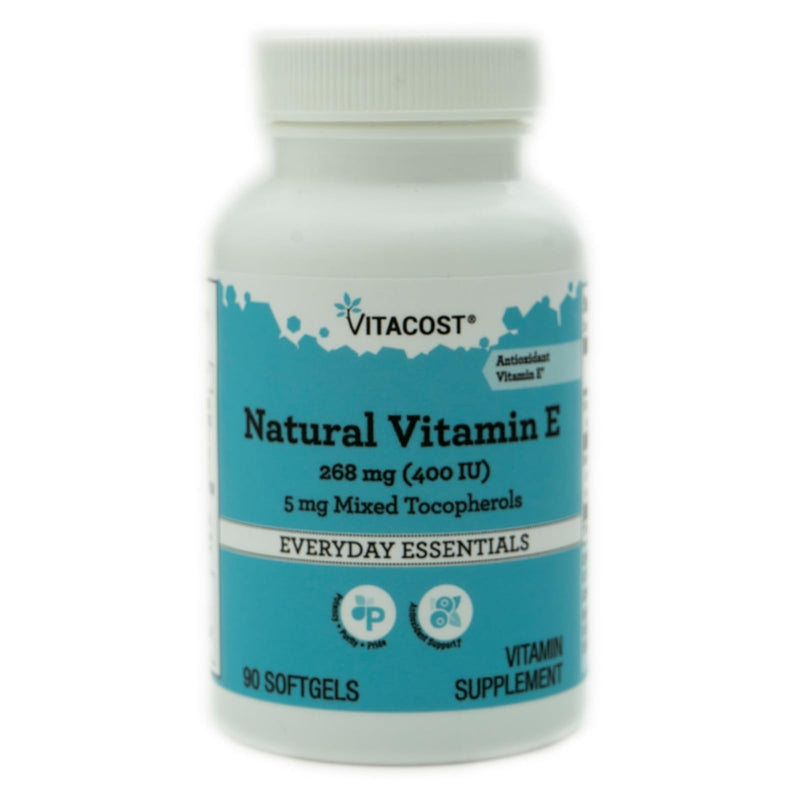 Vitacost Natural Vitamin E, 90 Softgels