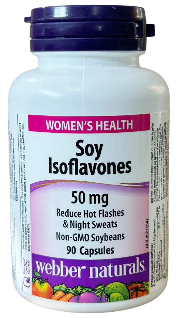 Webber Naturals Soy Isoflavones 50mg 90 Capsules