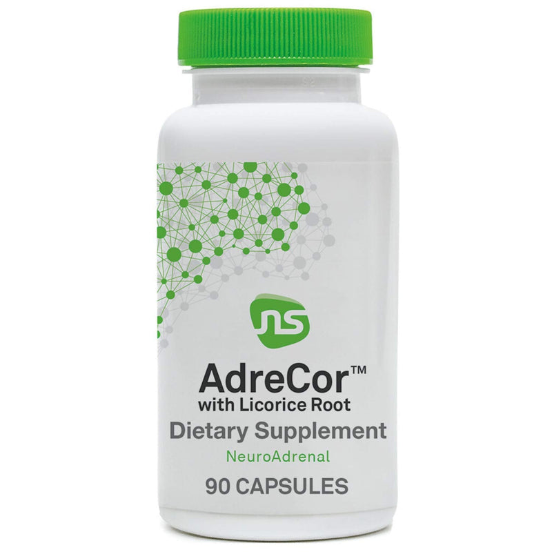Neuroscience AdreCor with Licorice Root & Cortisol Supplement, 90 ct | Supports Energy, Adrenal Health & Stress Resilience, Calm Aid, Vitamins & Amino Acids