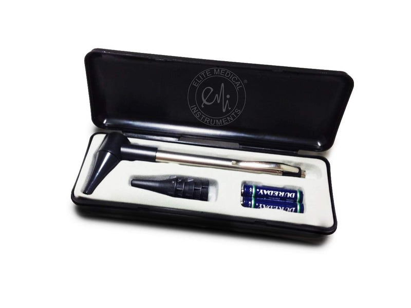 EMI Click Otoscope with Case EOM-952 -Economical Learning and Home Use Hard Case Otoscope with Button Trigger – Ideal for Medical Students and Nurses - BeesActive Australia