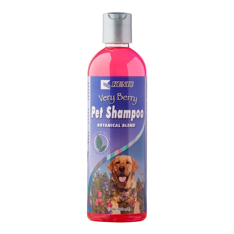 Kenic Very Berry Botanical Blend Dog Shampoo, Natural Moisturizer & Exfoliate for A Deep Restorative Clean, Made in USA, Soap & Paraben Free,Pink - PawsPlanet Australia
