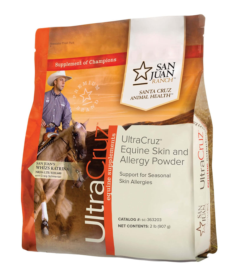 UltraCruz-sc-363203 Equine Skin and Allergy Supplement for Horses, 2 lb, Powder (82 Day Supply) - BeesActive Australia