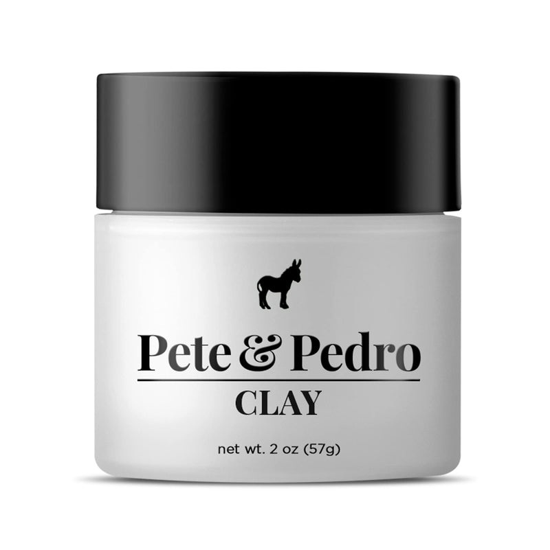 Pete & Pedro CLAY - Hair Clay For Men | Medium Hold and Matte Finish | As Seen on Shark Tank 2 Oz a) Hair Clay 2 oz. - BeesActive Australia