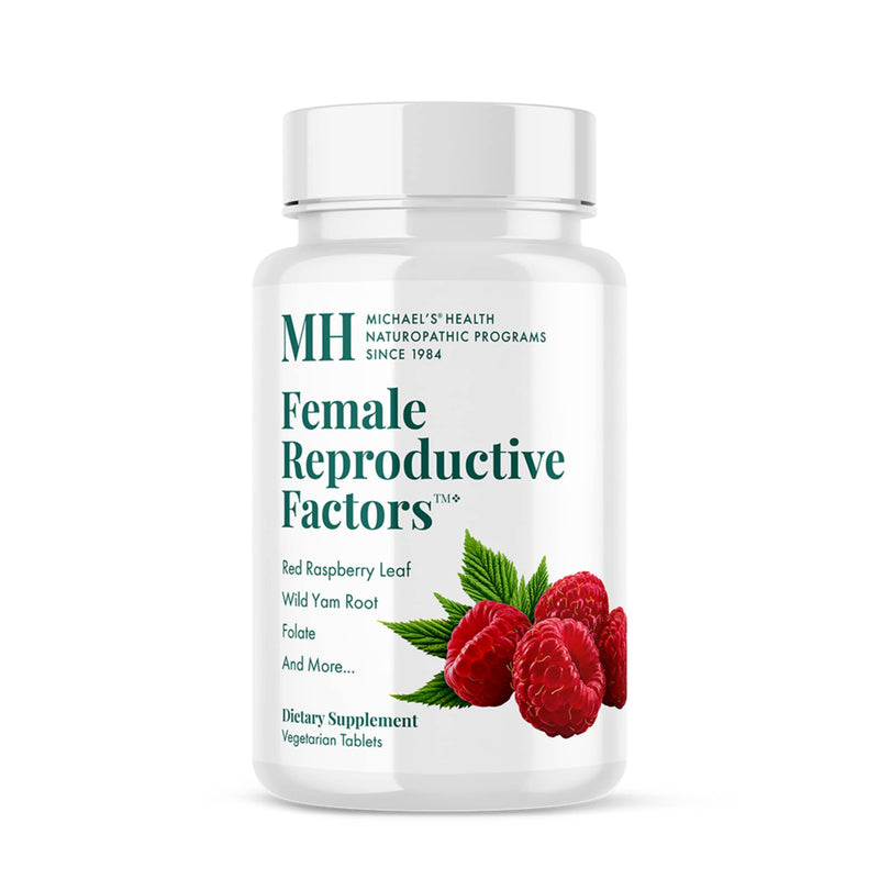 Michael's Health Naturopathic Programs Female Reproductive Factors - 60 Vegetarian Tablets - Nutrients to Support Healthy Conception & Pregnancy - 20 Servings
