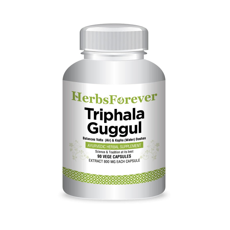 Triphala Guggulu – Traditional Ayurvedic Formulation – Healthy Digestion – 90 Vege Capsules – 800 Mg Each - BeesActive Australia