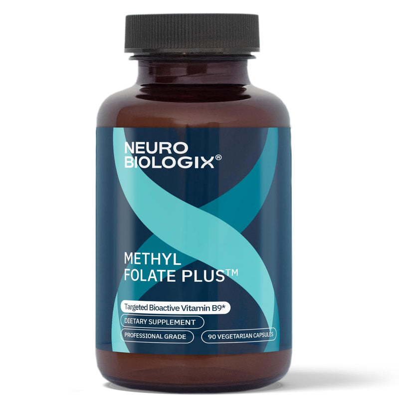 Neurobiologix Methyl Folate Plus, L-5 Methylfolate, 90 Capsules | Folinic Acid & B Vitamins, Brain & Heart Function, for Men & Women, Gluten-Free