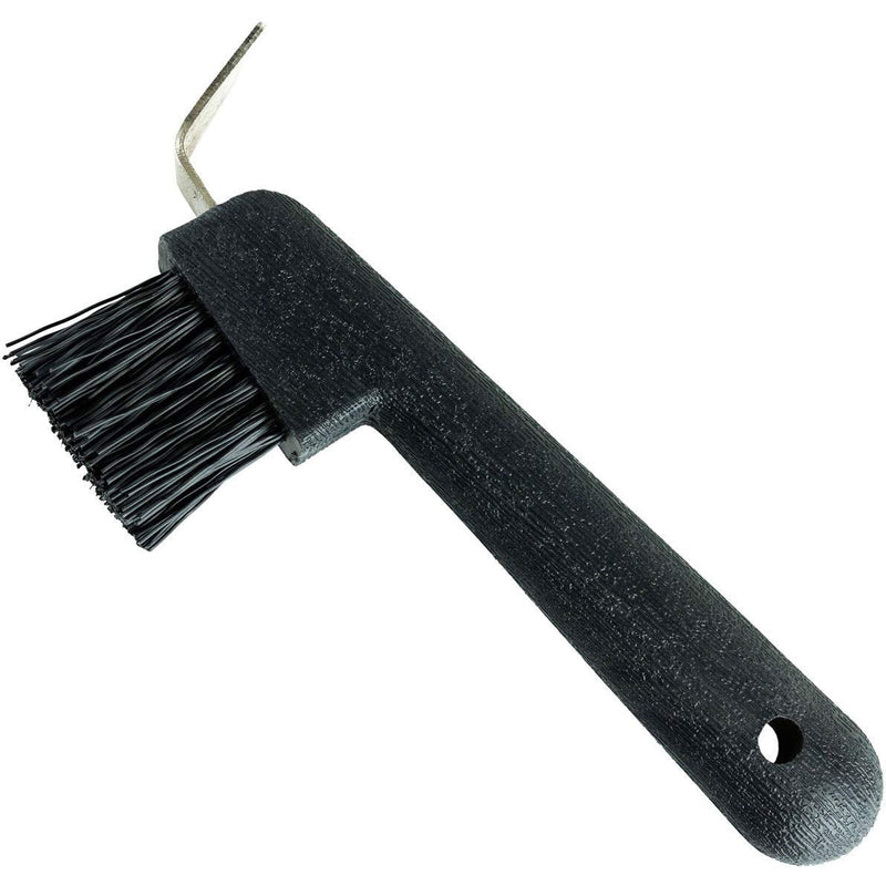 HORZE Hoof Pick with Brush - Black - One Size - BeesActive Australia