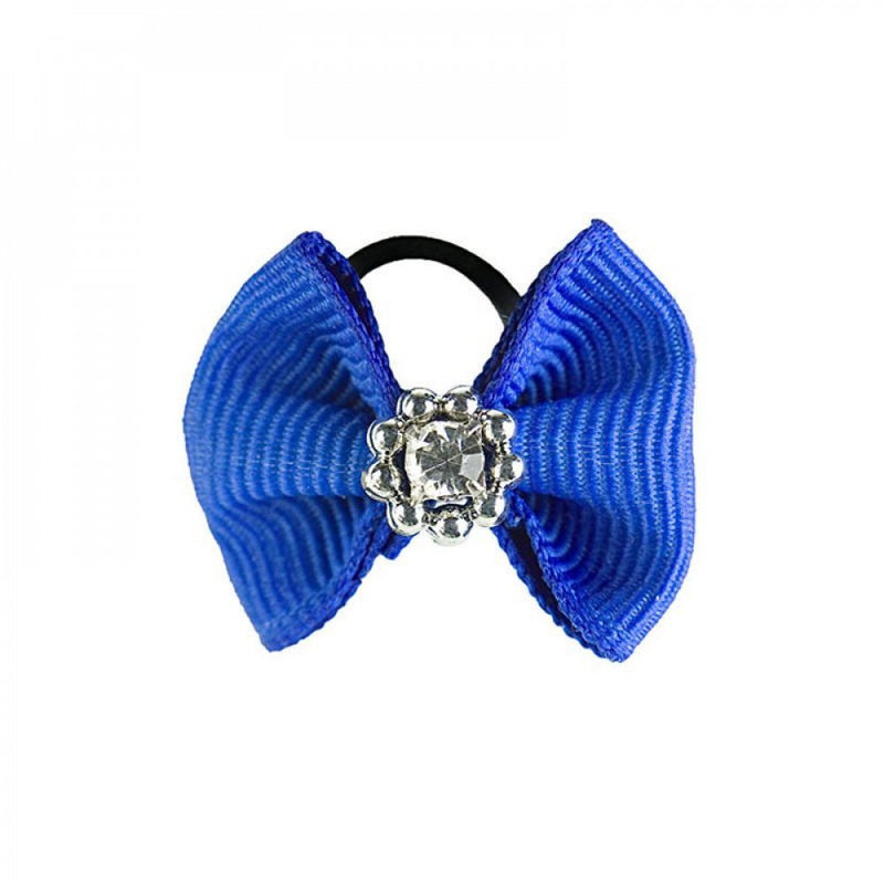 HORZE Sparkling Mane Bows - Blue - One Size - BeesActive Australia