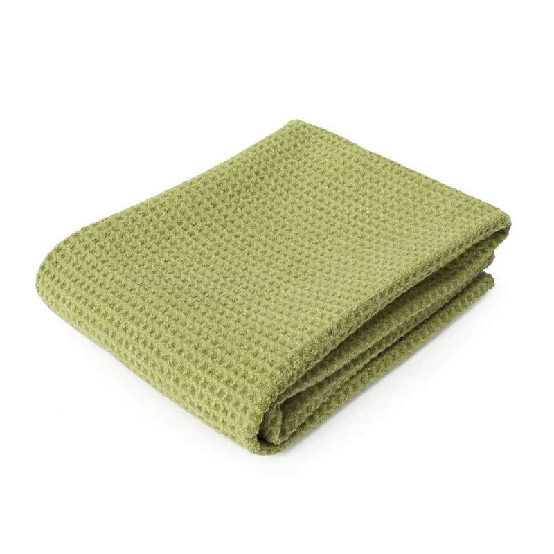 ECP Equine Comfort Products Waffle Weave Wipe Down Cloth Olive - BeesActive Australia