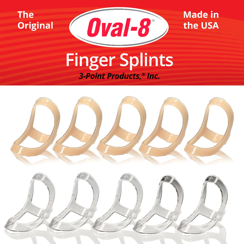 3-Point Products Oval-8 Finger Splint Size 11 (Pack of 5) - BeesActive Australia