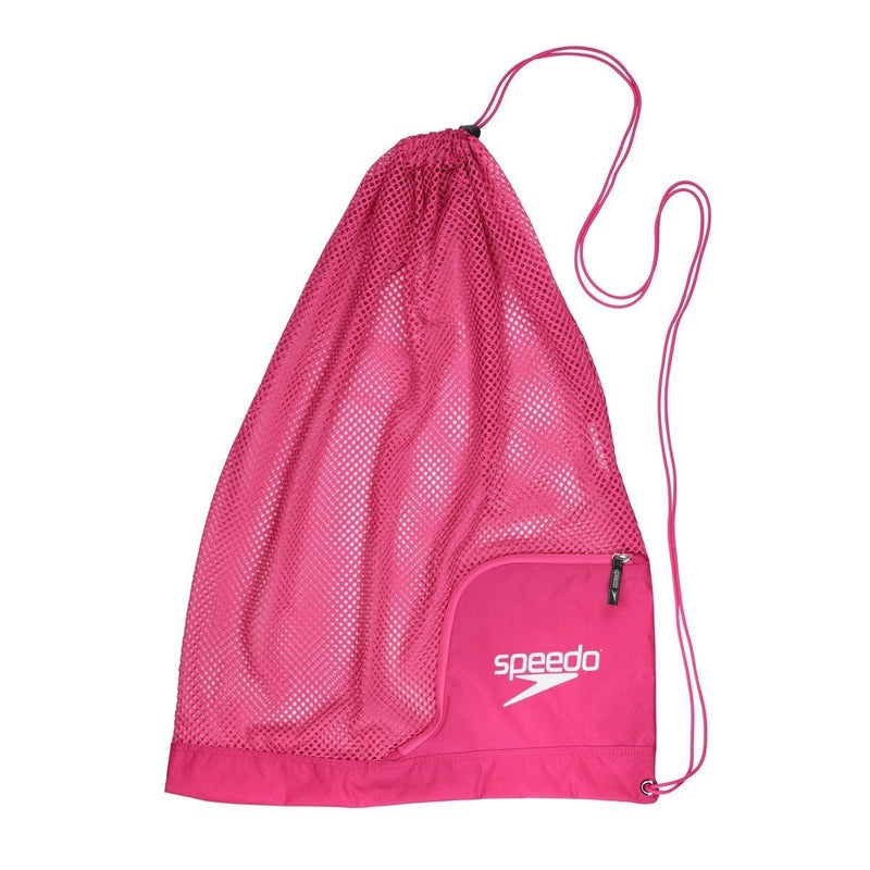 Speedo Drawstring Ventilator Mesh Equipment Bag Fuchsia Purple - BeesActive Australia