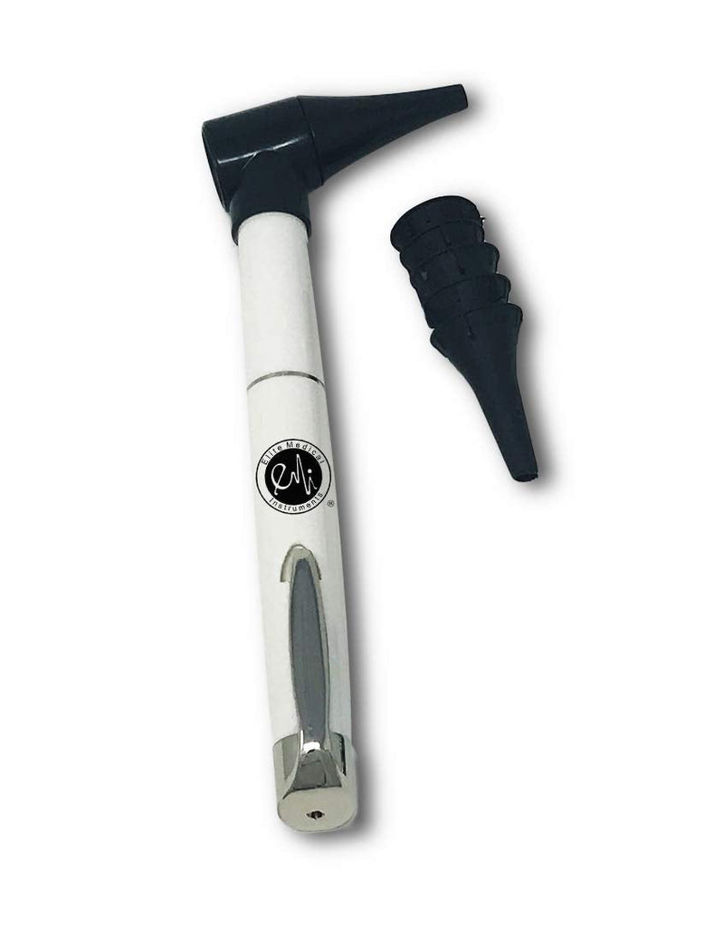 Basic White Otoscope from Elite Medical Instruments - EOM-951W – Perfect for Students and Home Use - BeesActive Australia