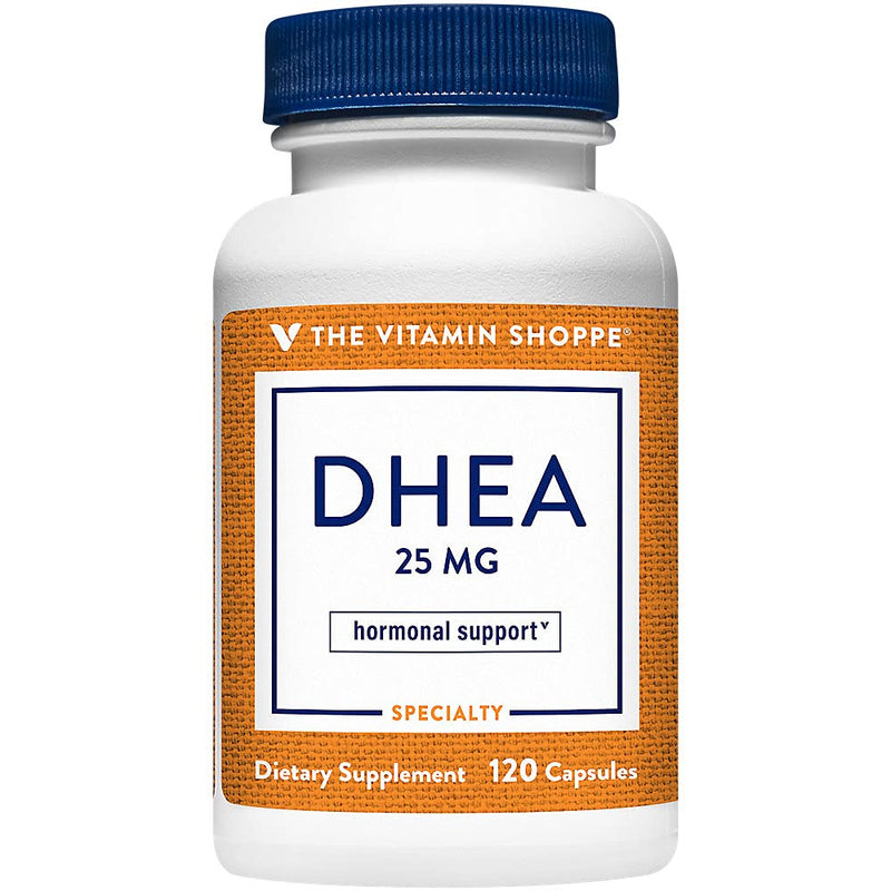 The Vitamin Shoppe DHEA 25MG, Hormonal and Healthy Aging (120 Capsules)
