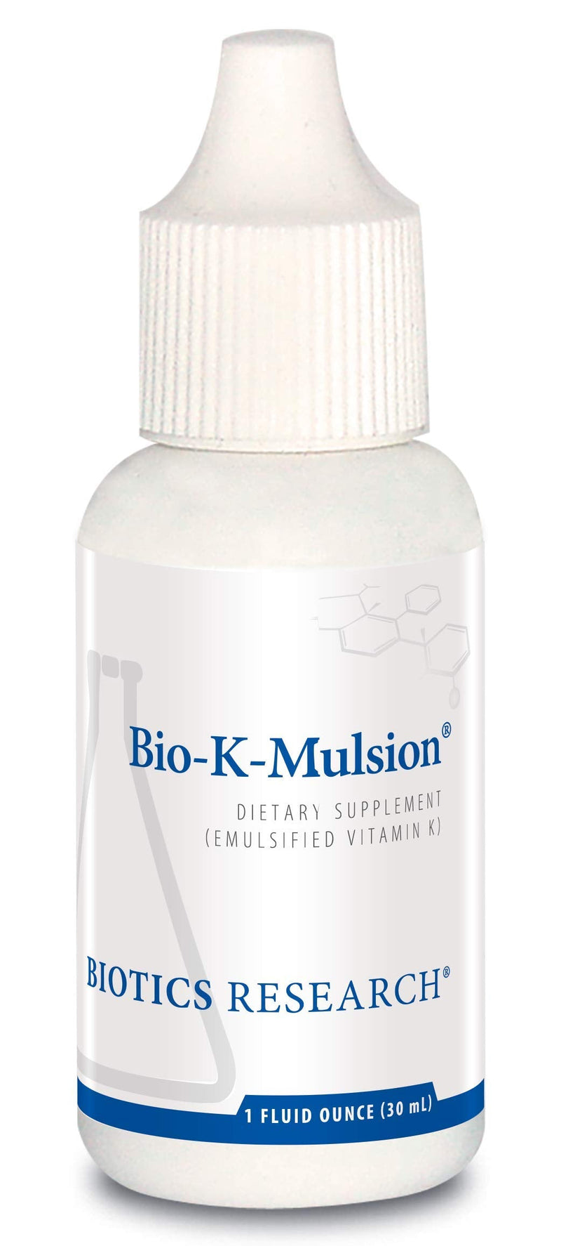 Biotics Research Bio K Mulsion Strong Bones, Heart Health, Blood Clotting Support, Liquid Vitamin K, K1 phytonadione, 1 fl oz - BeesActive Australia