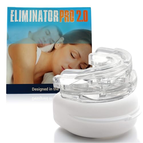Eliminator Pro 2.0 - Nighttime Dental Mouthguard - Bite Mouth Guard to Protect Against Grinding & Clenching – Boil Moldable & Comfortable