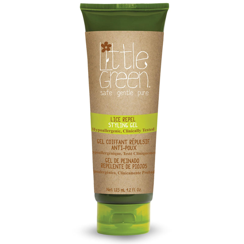 Little Green Kids Lice Guard Hair Styling Gel, Hair Styling Cream for Kids, Lice Prevention Cream, Contains Tea Tree Oil, 4.2oz