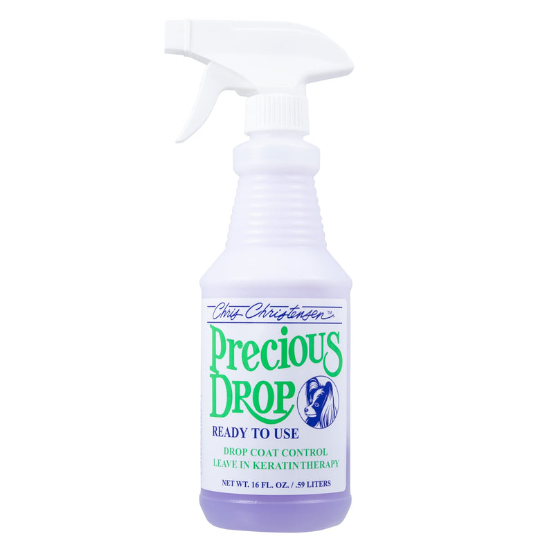 Chris Christensen Precious Drop Ready to Use Conditioner, Dog Conditioner, Groom Like a Professional, Reduces Frizz & Matting, Eliminates Breakage, All Coat Types, Made in USA, 16 oz - PawsPlanet Australia