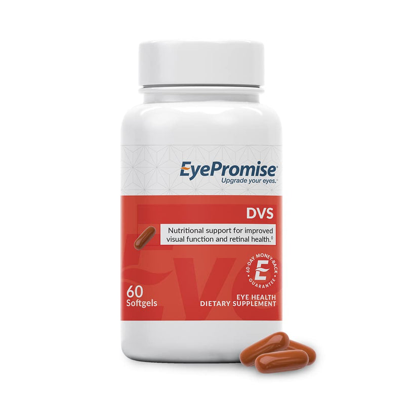 EyePromise DVS Eye Vitamin - 60 Softgels, 30-Day Supply | Eye Supplement with Zeaxanthin and Lutein for Retinal Support & Improved Visual Function 1