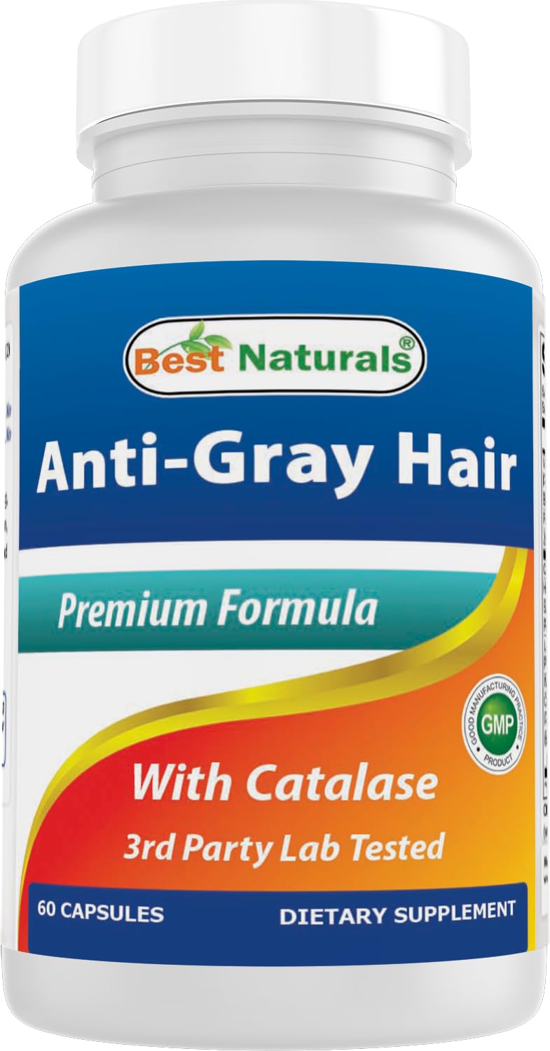 Best Naturals Anti Gray Hair Formula, 60 Count 1