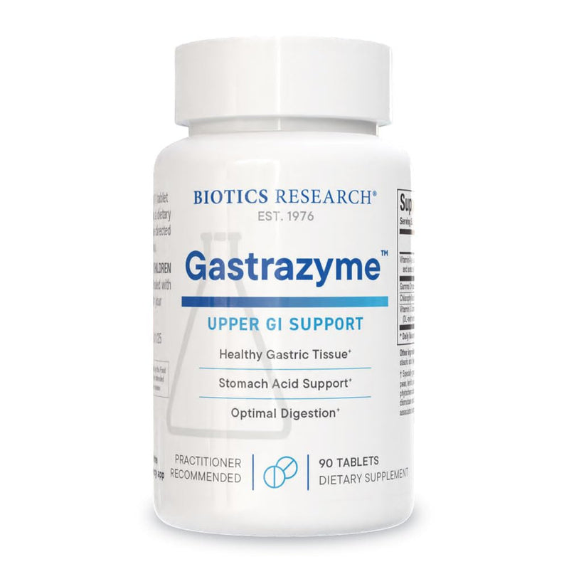 BIOTICS RESEARCH Gastrazyme™ Digestive Support - Supplies Vitamin U Complex, Chlorophyllins, Gamma Oryzanol (from Rice) Supplement Supports Gastrointestinal Health & Gut Lining - 90 Tablets