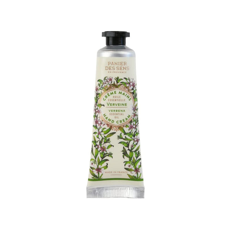 Panier des Sens Verbena Hand cream for dry cracked hands with Olive oil & shea butter, hand lotion - Made in France 97% natural - 1Floz/30ml 1 Fl Oz (Pack of 1) - BeesActive Australia