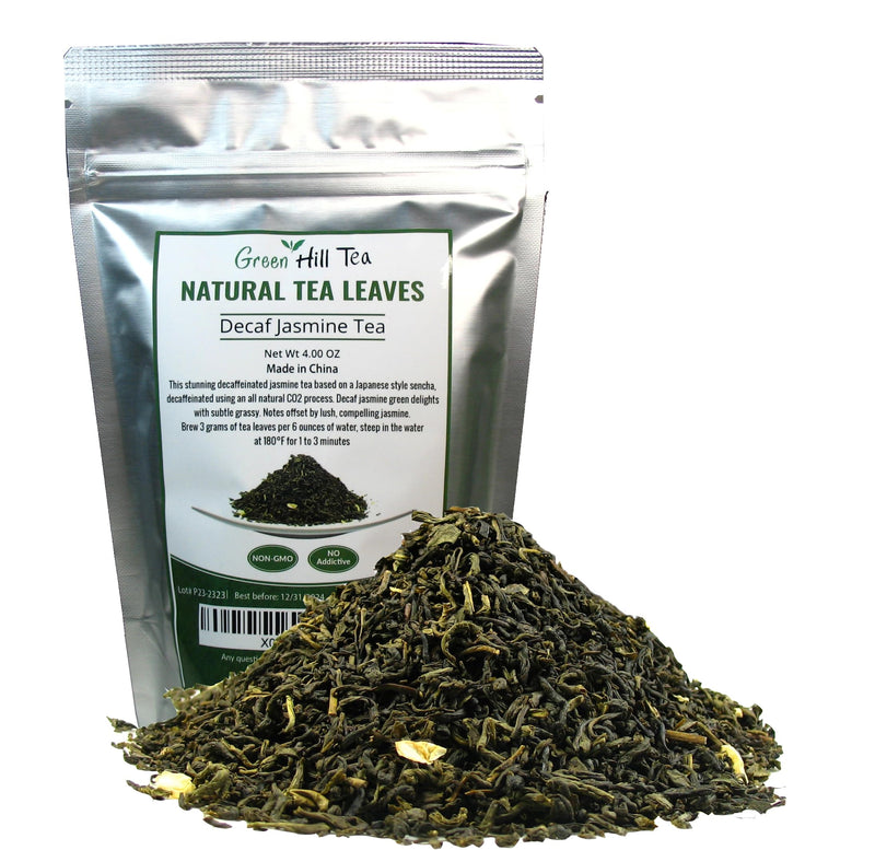 Decaf Jasmine Tea, Green Tea Perfect beverage who wish for Caffeine-Free Tea - 4 Oz Bag 4 Ounce (Pack of 1) - BeesActive Australia