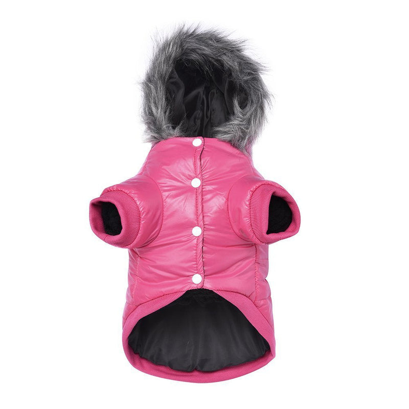 lesypet Dog Coats for Small Dogs, Dog Jacket Warm Dog Winter Coat Windproof Puffer Jacket for Puppy, Chihuahua, Pink M Medium - BeesActive Australia
