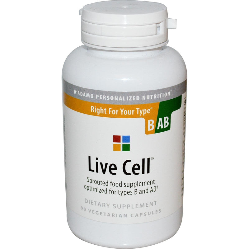 D'Adamo Personalized Nutrition Live Cell B/Ab 90 Vcaps