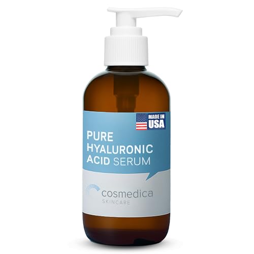 Hyaluronic Acid Serum for Skin 100% Pure-Anti-Aging Serum - Intense Hydration + Moisture, Non-greasy, Paraben-free Hyaluronic Acid for Your Face 8 oz Original 8 Fl Oz (Pack of 1)