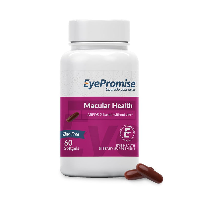EyePromise Macular Health Eye Vitamin | 60 Softgel Capsules with No Zinc, Containing Lutein, Vitamin C, D, E, Omega-3 Fish Oil, and Zeaxanthin | - BeesActive Australia