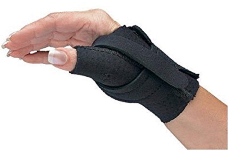 Comfort Cool Thumb CMC Restriction Splint, Right Medium 7" to 8" Black - Right Medium (Pack of 1)