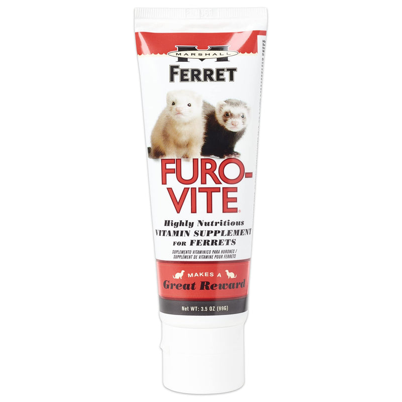 Marshall Pet Products Natural Furo-Vite Highly Nutritious Daily Vitamin Supplement Paste, for Ferrets of All Ages, for Training and Support, 3 oz - PawsPlanet Australia