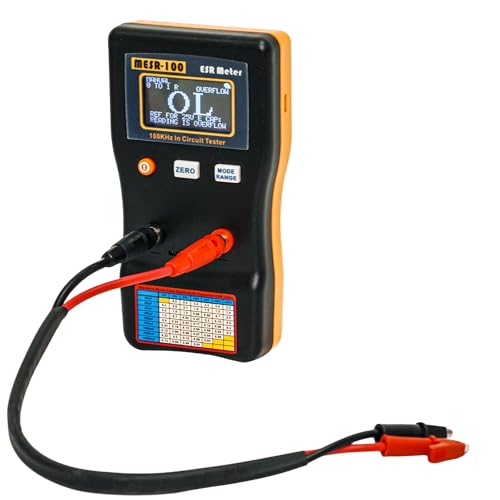 Signstek MESR-100 V2 ESR Meter, Capacitor Tester/Low Ohm Meter 0.01R-100R