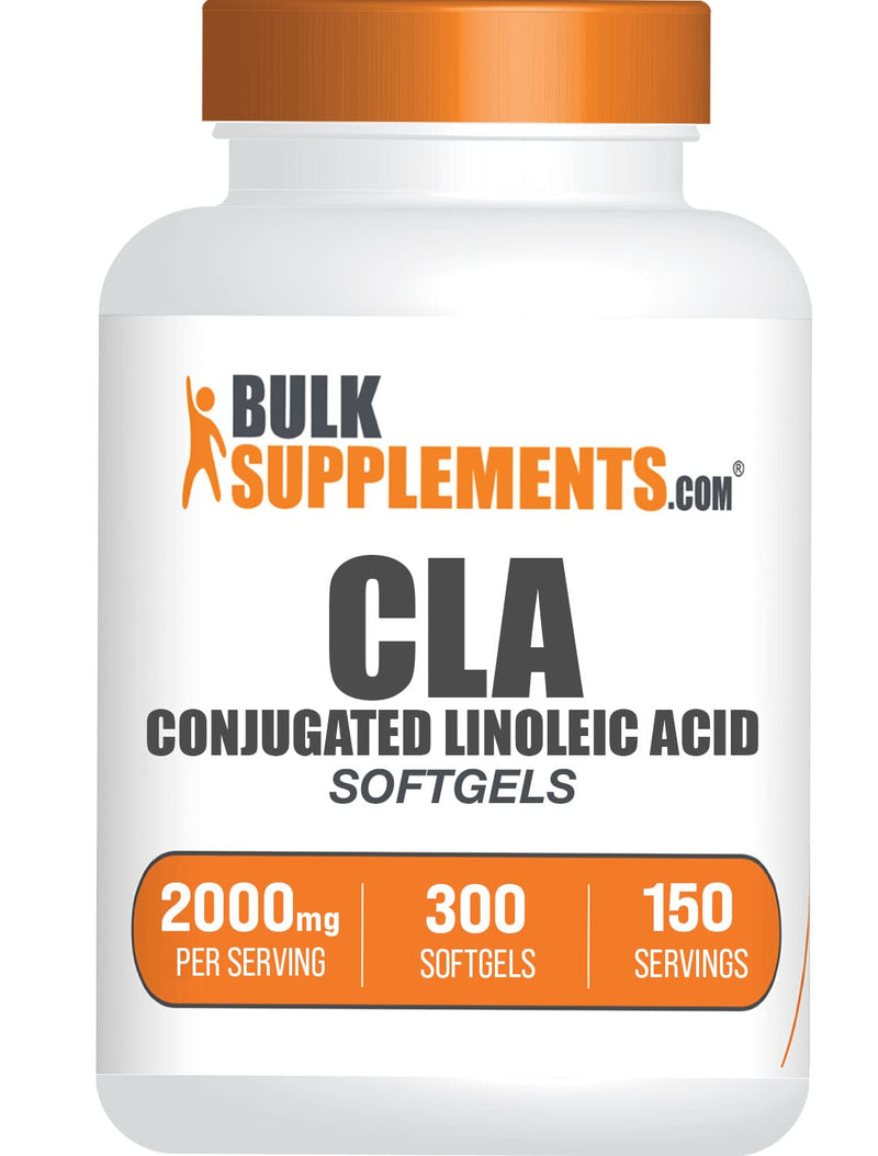 BulkSupplements.com Conjugated Linoleic Acid Softgels (1000mg) - Weight Management for Men & Women - Weight Management Supplement - CLA Supplements - Weight Management Pills (300 Count - 300 Servings) 300 Count (Pack of 1) - BeesActive Australia