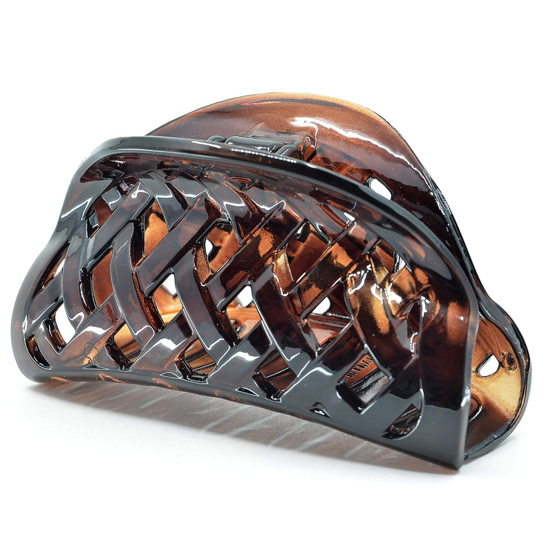 Camila Paris CP1807 French Hair Clip for Women Thick Hair for Long Curly Wavy Hair, Girls Hair Claw Clips Jaw, Durable Styling Big Claw Clip for Thick Hair, Strong Hold No Slip Grip, Made in France 3.5 Inch (Pack of 1) Tortoise Shell - BeesActive Australia