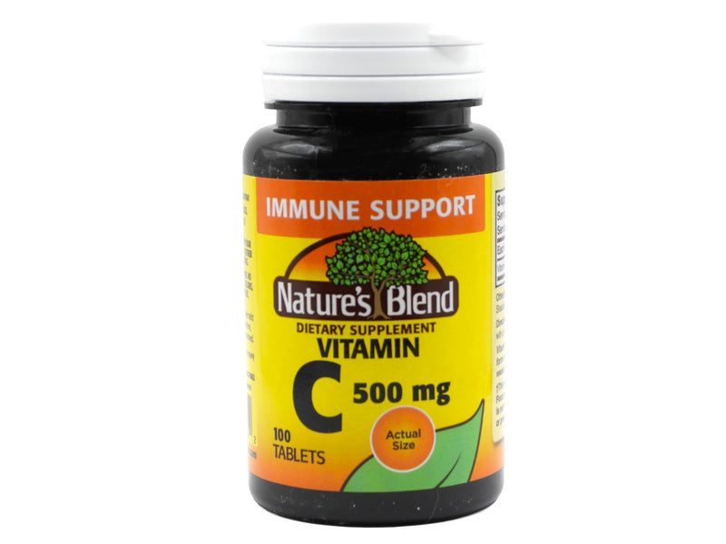 Nature's Blend Vitamin C 500 mg 100 Tablets
