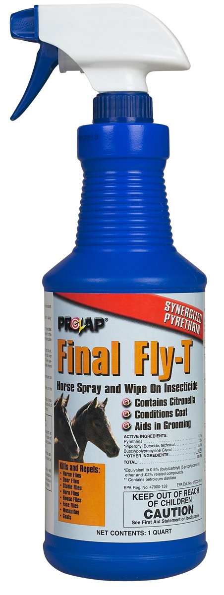 Final Fly-T Horse Spray and Wipe on Insecticide, 32 fl. oz. - BeesActive Australia
