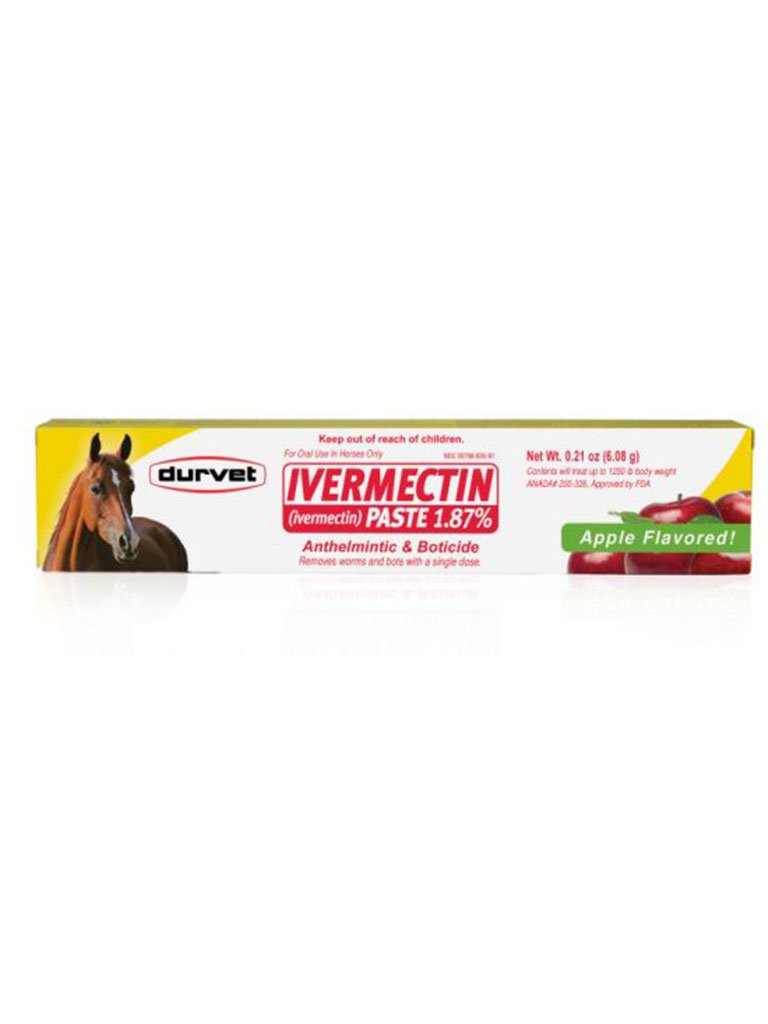 Ivermectin Paste Dewormer - 6.08g dose @ 1.87%-Apple flavored 6.08 Gram - BeesActive Australia