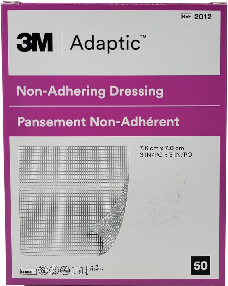 Adaptic Non-Adherent Dressing 3" x 3" (Box of 50) - BeesActive Australia