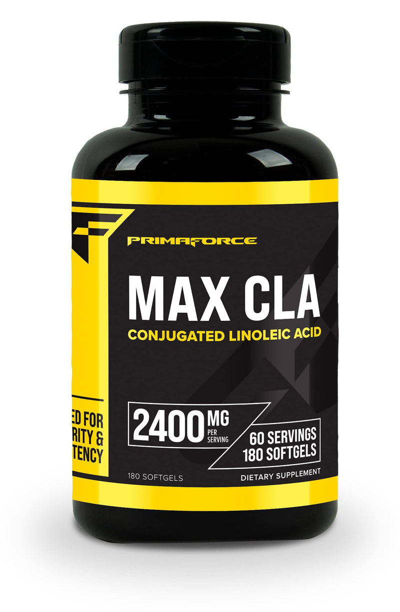 Primaforce CLA 2400 mg per Serving (180 softgels) Weight Management Supplement for Men and Women, Non-Stimulating, Non-GMO & Gluten Free 180 Count (Pack of 1) - BeesActive Australia