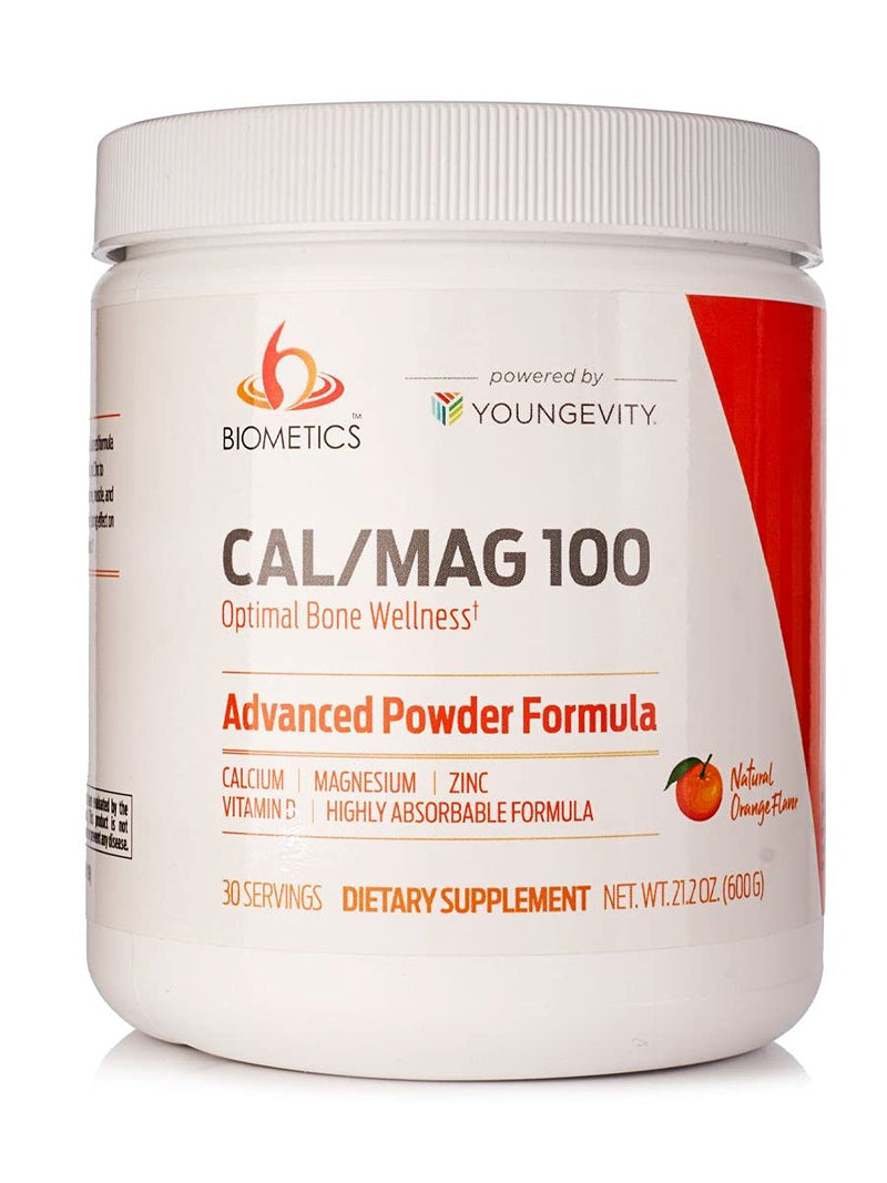 Cal Mag 100 Calcium Magnesium Vitamin D Bone Support Supplement Powder | Calcium, magnesium, vitamin D, 100% daily value, strong bone support, scientifically balanced, easily absorbed daily formula