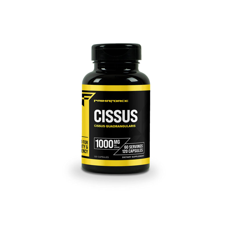 PrimaForce Cissus Quadrangularis Extract, - 120 Capsules, 1000mg per serving - Gluten Free, Non-GMO 120 Count (Pack of 1) - BeesActive Australia
