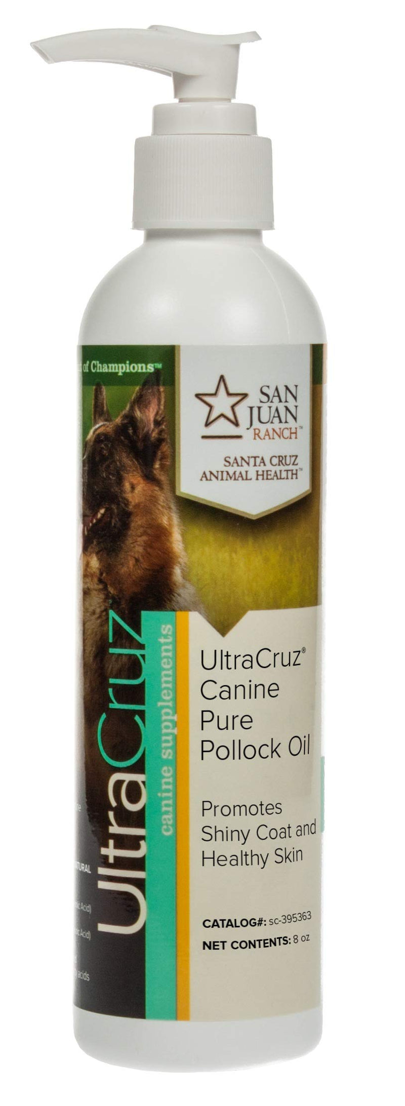 UltraCruz - sc-395363 Canine Pure Pollock Oil Supplement for Dogs, 8 oz - PawsPlanet Australia