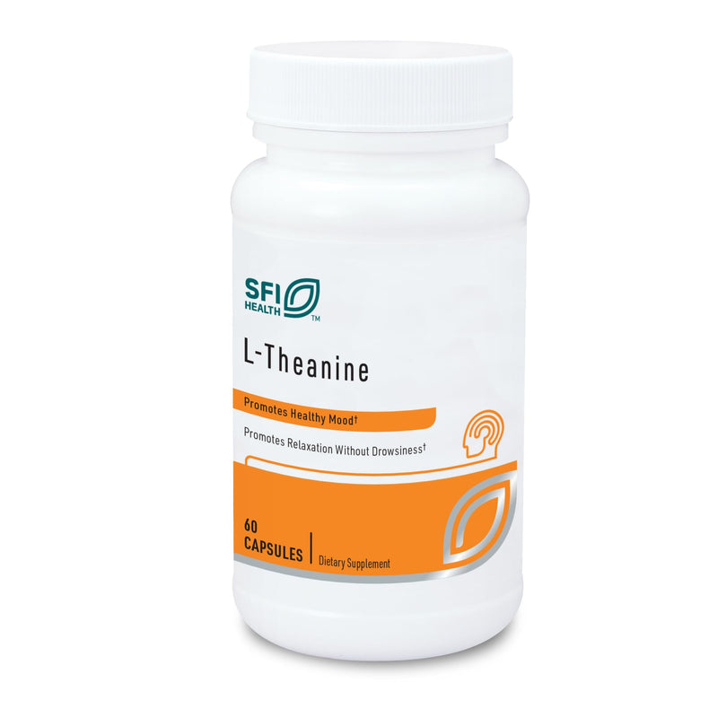Klaire Labs SFI Health L-Theanine, 60 Capsules | 100mg Suntheanine to Promote Promote Relaxation
