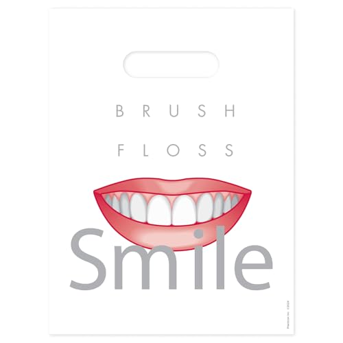 Brush Floss C Patient Care Bag, 9" x 12", Pack of 100 9" x 12"